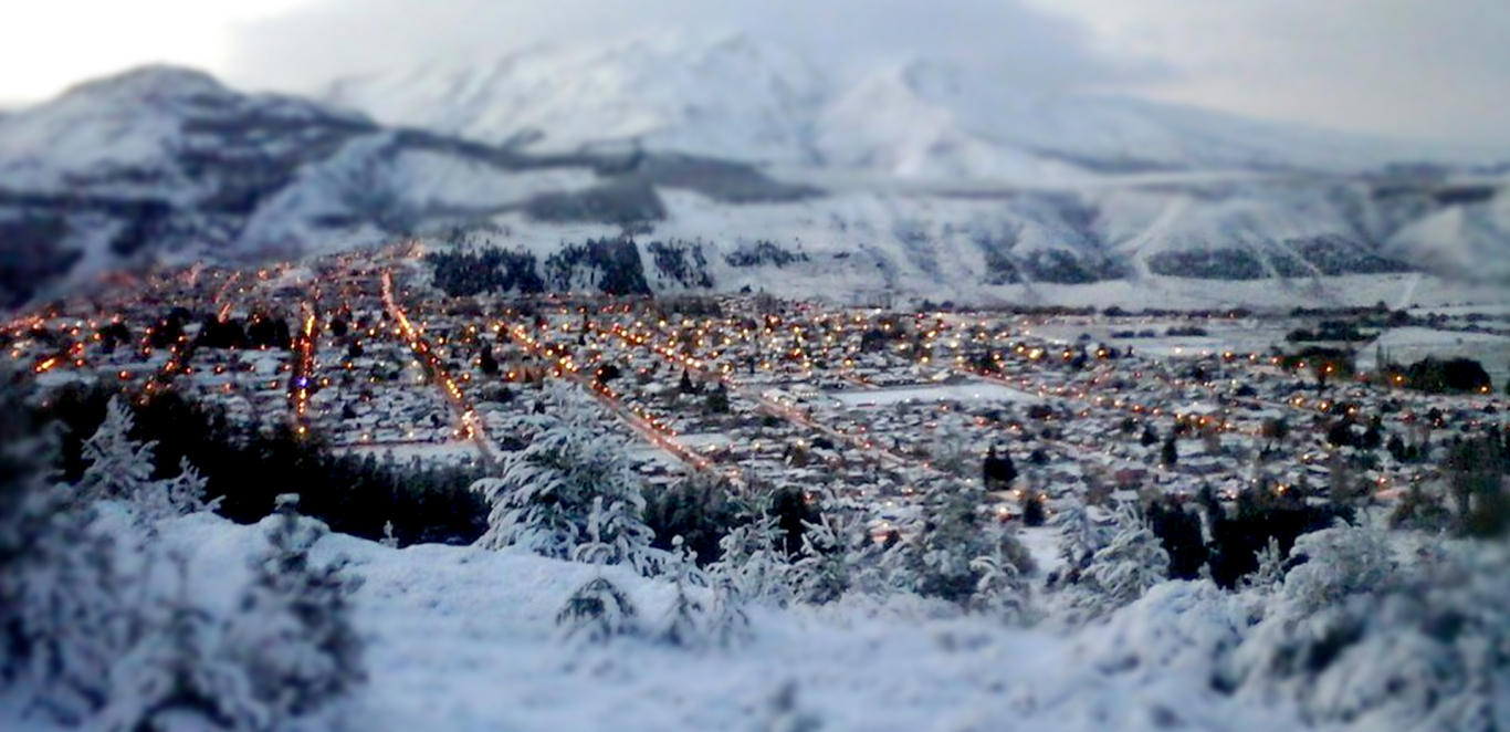 Ciudad de Esquel Nevada - Chubut